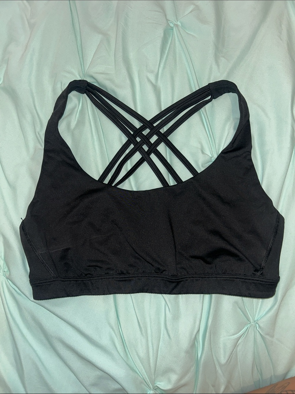 Black sports bra